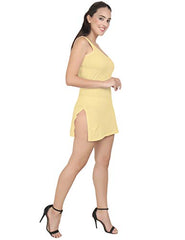 BLAZON Women's Cotton Hosiery Selfie Midi Slip Combo Pack of 2 (Available Sizes: XS, S, M, L, XL, 2XL, 3XL, 4XL, 5XL) - Skin, Brandy