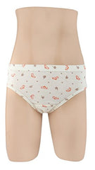 Blazon Women's Hipster Printed Panty Pack of 3 ( Baby Pink, Sea Green, Lemon )