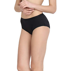 BLAZON Women's Cotton Knits Hoisery Hygien Periods Panty Available Sizes: S, M, L, XL, 2XL, 3XL, 4XL, 5XL - Black