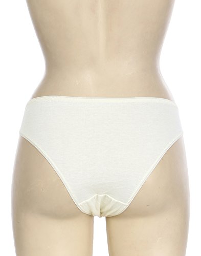 BLAZON Premium Women’s Plain/Solid Outer Elastic S E Bikini Pack of 6 (3 Dark, 3 Pastel) 80-85 cm