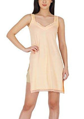 BLAZON Women's Cotton Hosiery Fairy Full Slip (Available Sizes: S, M, L, XL, 2XL, 3XL, 4XL, 5XL) - Peach/Skin