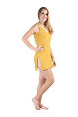 BLAZON Women's Cotton Hosiery Selfie Midi Slip Combo Pack of 2 (Available Sizes: XS, S, M, L, XL, 2XL, 3XL, 4XL, 5XL) - Whiskey, White