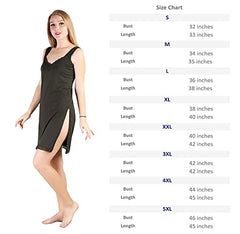 BLAZON Women's Cotton Hosiery Fairy Full Slip (Available Sizes: S, M, L, XL, 2XL, 3XL, 4XL, 5XL) - Martini Olive