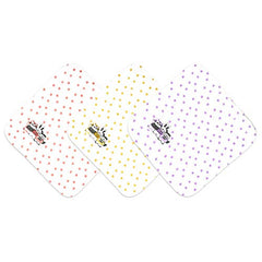 Blazon Reusable Unisex Baby Cloth Wipes - Carrot Mustard Purple