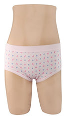 Blazon Women's Hipster Printed Panty Pack of 3 ( Baby Pink, Sea Green, Lemon )
