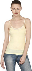 BLAZON Women's Camisole Pack of 3 (Sky Blue, Light Pink, Cream)