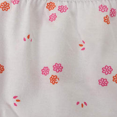 BLAZON Toddlers/Kids/Baby Girls Junior Panty White| 100% Super Combed Cotton Knits Hosiery | Floral Print | Combo Pack of 6 | Sizes: 45cm, 50cm, 55cm, 60cm, 65cm, 70cm, 75cm