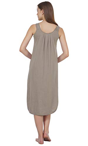 BLAZON Women's Cotton Hosiery Solid Maxi Nighty Slip (Pack of 2) Available Sizes: S, M, L, XL, 2XL, 3XL, 4XL, 5XL - Smoky Grey, Blueviolet