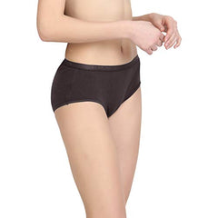 BLAZON Women's Cotton Knits Hoisery Hygien Periods Panty Available Sizes: S, M, L, XL, 2XL, 3XL, 4XL, 5XL - Brown