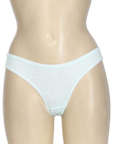 BLAZON Premium Women’s Plain/Solid Outer Elastic S E Bikini Pack of 6 (3 Dark, 3 Pastel) 95-100 cm