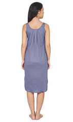 BLAZON Women's Cotton Hosiery Solid Maxi Nighty Slip (Pack of 2) Available Sizes: S, M, L, XL, 2XL, 3XL, 4XL, 5XL - Lavender, Vivid Violet