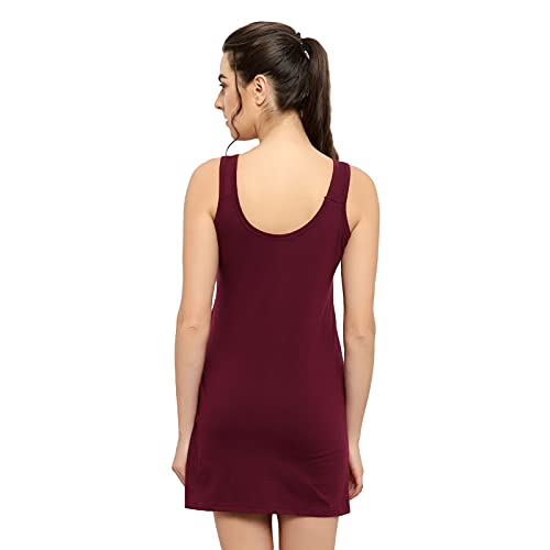BLAZON Women's Cotton Hosiery Selfie Midi Slip Combo Pack of 2 (Available Sizes: XS, S, M, L, XL, 2XL, 3XL, 4XL, 5XL) - Tamarind, Turquoise