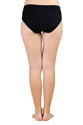 BLAZON Women's Hipster Panty Pack of 3 (Black, Brown, Dark Blue)