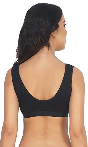 BLAZON Women Sports Bra Premium Sabby - Skin, Black