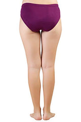 BLAZON Women's Hipster Panty Pack of 3 (Kashmir Blue, Tamarind, Vivid Violet)