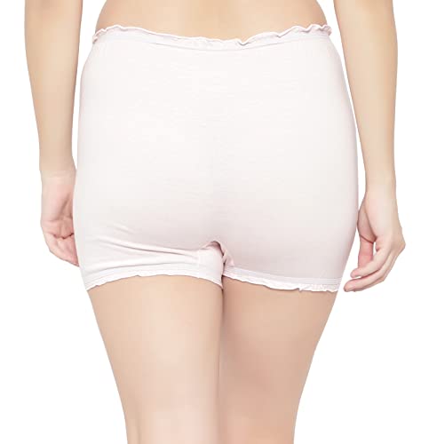 BLAZON Women's Cotton Hosiery Bloomer Plain | Combo Pack | (Availabe Sizes: XS, S, M, L, XL, XXL, 3XL, 4XL, 5XL) - Baby Pink, Sea Green, Off White