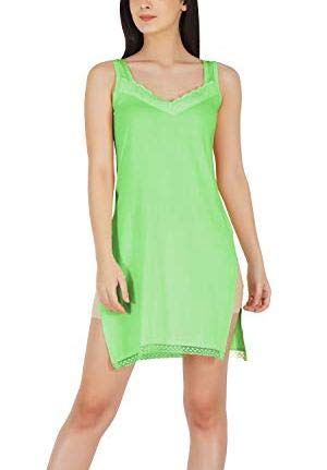 BLAZON Women's Cotton Hosiery Fairy Full Slip (Available Sizes: S, M, L, XL, 2XL, 3XL, 4XL, 5XL) - Pista / Green Apple