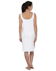 BLAZON Women's Cotton Hosiery Fairy Full Slip (Available Sizes: S, M, L, XL, 2XL, 3XL, 4XL, 5XL) - White