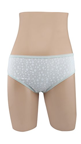 BLAZON Women's Hipster Printed Panty Pack of 3 (Baby Pink, Sea Green, Lemon)