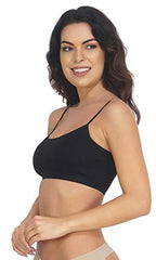 BLAZON Women Sports Bra Premium Tee Free - Black