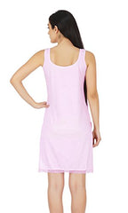 BLAZON Women's Cotton Hosiery Fairy Full Slip (Available Sizes: S, M, L, XL, 2XL, 3XL, 4XL, 5XL) - Baby Pink