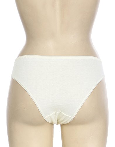 BLAZON Women’s Plain/Solid Outer Elastic S E Bikini Pack of 6 (3 Dark, 3 Pastel) 110-115 cm