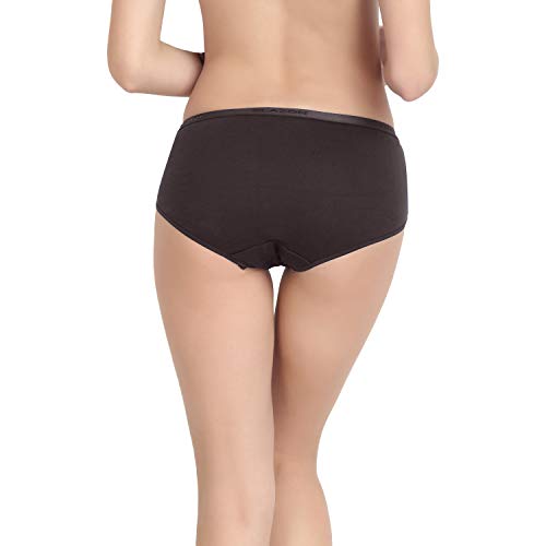 BLAZON Women's Cotton Knits Hoisery Hygien Periods Panty Available Sizes: S, M, L, XL, 2XL, 3XL, 4XL, 5XL - Brown