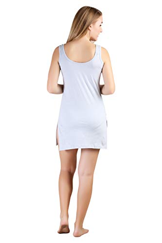 BLAZON Women's Cotton Hosiery Selfie Midi Slip Combo Pack of 2 (Available Sizes: XS, S, M, L, XL, 2XL, 3XL, 4XL, 5XL) - Blueberry Frost, Old Rose