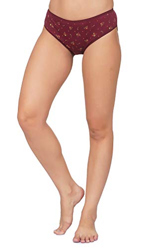 BLAZON Women's Cotton Hipster Printed Premium Regular Panty