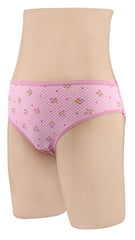 BLAZON Women's Hipster Printed Panty Pack of 3 (Telegrey, Sand Yellow, Classic Rose)