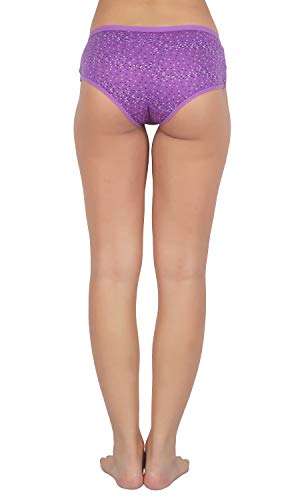 BLAZON Women's Cotton Hipster Printed Regular Panty