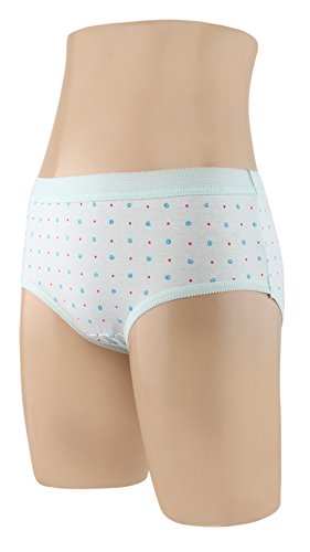 BLAZON Women's Hipster Printed Panty Pack of 3 (Baby Pink, Sea Green, Lemon)