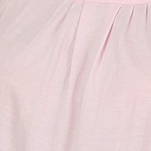 BLAZON Women's Cotton Solid Midi Slip Premium Dreams Nighty (Available Sizes: S, M, L, XL, 2XL, 3XL, 4XL, 5XL) - Baby Pink