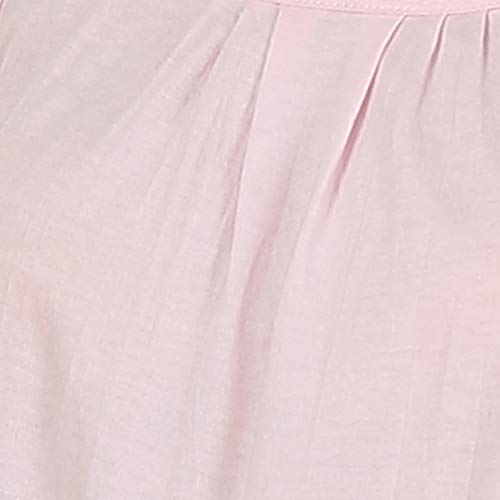 BLAZON Women's Cotton Nighty Slip - Set of 2 (Baby Pink & Peach)