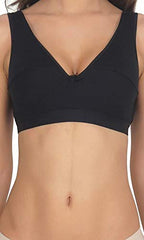 BLAZON Women Sports Bra Premium Sabby - Skin, Black