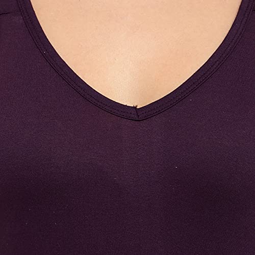 BLAZON Women's Cotton Hosiery Selfie Midi Slip Combo Pack of 2 (Available Sizes: XS, S, M, L, XL, 2XL, 3XL, 4XL, 5XL) - Blueviolet, Whiskey