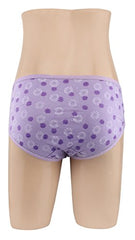 BLAZON Women's Hipster Printed Panty Pack of 3 (Telemagenta, Pearl Violet, Pastel Turquoise)