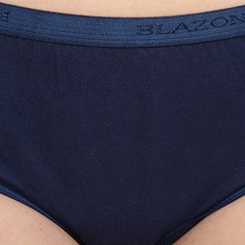 BLAZON Women's Cotton Knits Hoisery Hygien Periods Panty Available Sizes: S, M, L, XL, 2XL, 3XL, 4XL, 5XL - Navy Blue