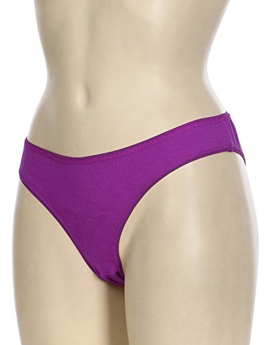 BLAZON Women's Multicolor Bikini 105 cm Pack of 3 (Kashmir Blue, Tamarind, Vivid Violet)