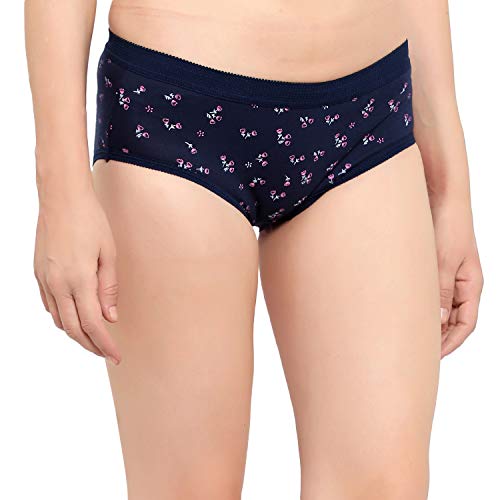 BLAZON Women's Multicolor Printed Bikini Pack of 3 (Dark Blue, Black, Brown)