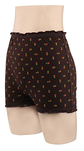 BLAZON Women Multicolor Bloomer Pack of 3 (Black, Brown, Navy Blue)