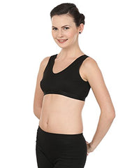 BLAZON Women Sports Bra Premium Victoria - Skin, Black