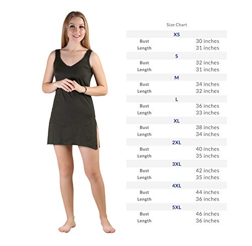 BLAZON Women's Cotton Hosiery Selfie Midi Slip Combo Pack of 2 (Available Sizes: XS, S, M, L, XL, 2XL, 3XL, 4XL, 5XL) - Martini Olive, Almond Frost
