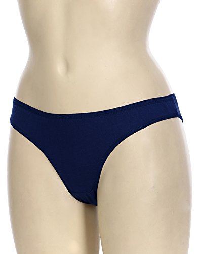 BLAZON Women's Multicolor Bikini 85 cm Pack of 3 (Black, Brown, Blue)