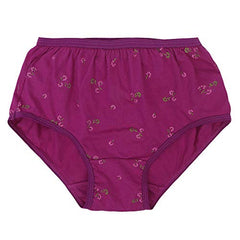 BLAZON Toddlers/Kids/Baby Girls Junior Panty | 100% Super Combed Cotton Knits Hosiery | Floral Print | Combo Pack of 6 | Dark Base | Sizes: 45cm, 50cm, 55cm, 60cm, 65cm, 70cm, 75cm