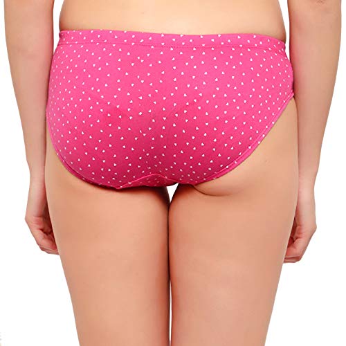 BLAZON Women's Hipster Blue, Pink, Grey Panty Pack of 3