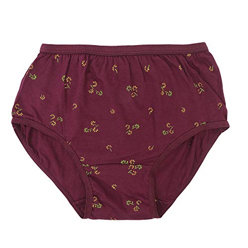 BLAZON Toddlers/Kids/Baby Girls Junior Panty | 100% Super Combed Cotton Knits Hosiery | Floral Print | Combo Pack of 6 | Dark Base | Sizes: 45cm, 50cm, 55cm, 60cm, 65cm, 70cm, 75cm