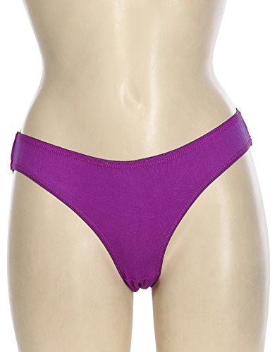 BLAZON Women's Multicolor Bikini 100 cm Pack of 3 (Kashmir Blue, Tamarind, Vivid Violet)