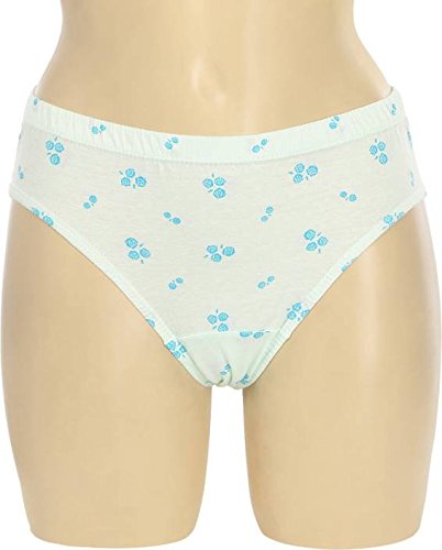 BLAZON Women's Hipster Printed Panty Pack of 3 (Blue, Pink, Yellow)