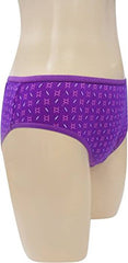 BLAZON Women's Hipster Printed Panty Pack of 3 (Blue, Maroon, Purple)